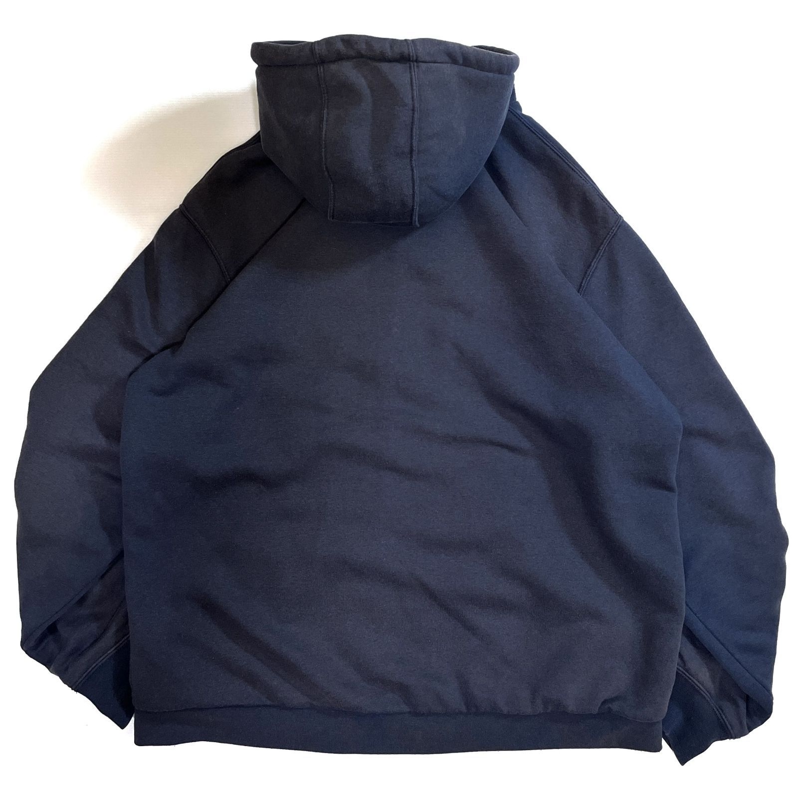 ナス紺サンフェード Carhartt カーハート ジップアップ サーマル