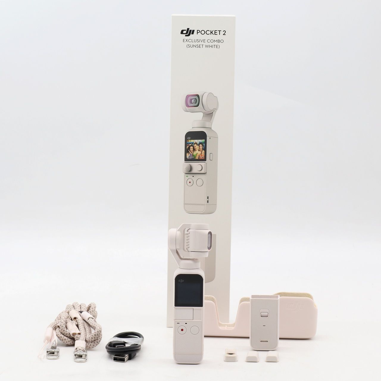 限定カラー・美品】DJI Pocket 2 サンセットホワイト コンボ