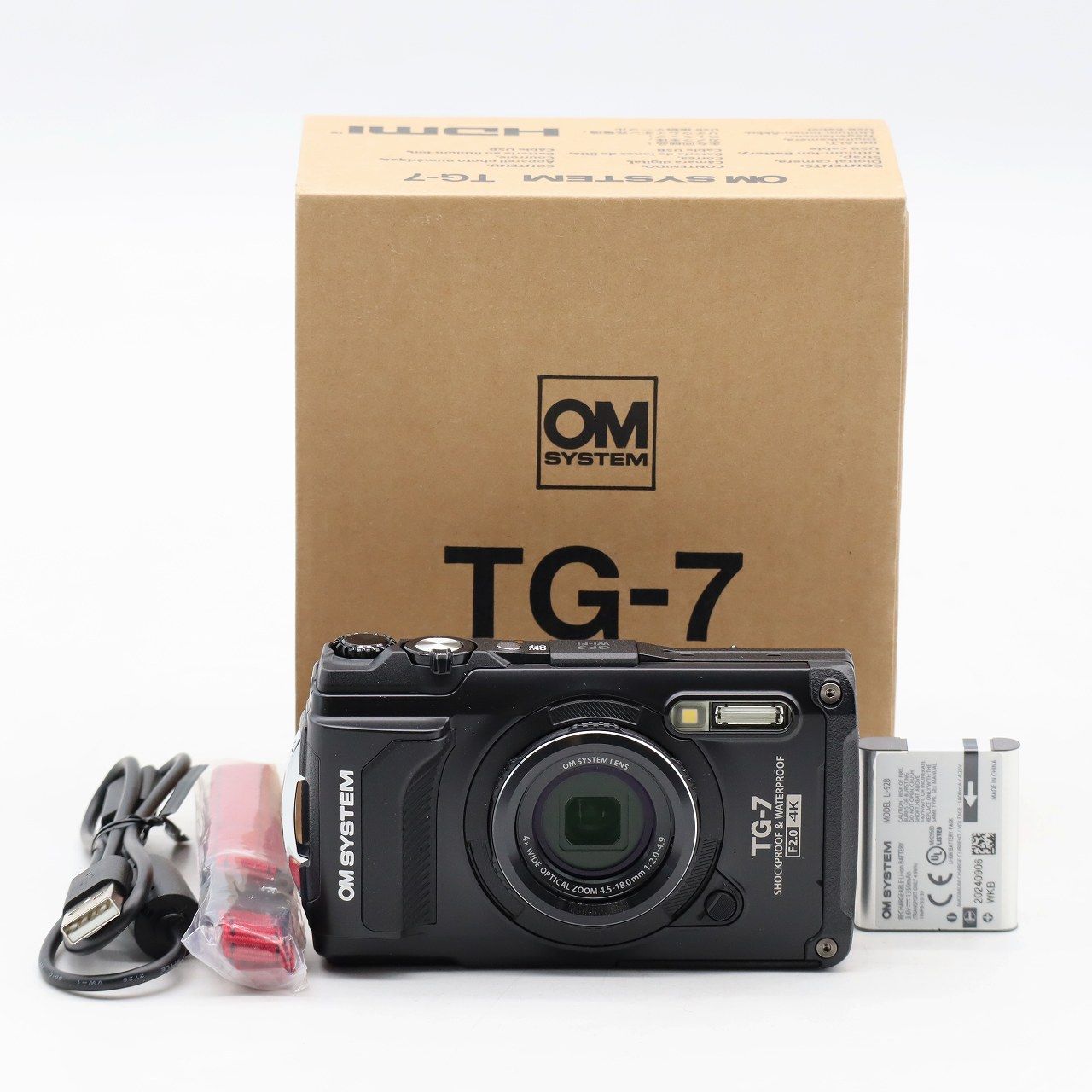 もも OM SYSTEM Tough TG-7 ブラック 防水・耐衝撃タフネスカメラ 登山・海