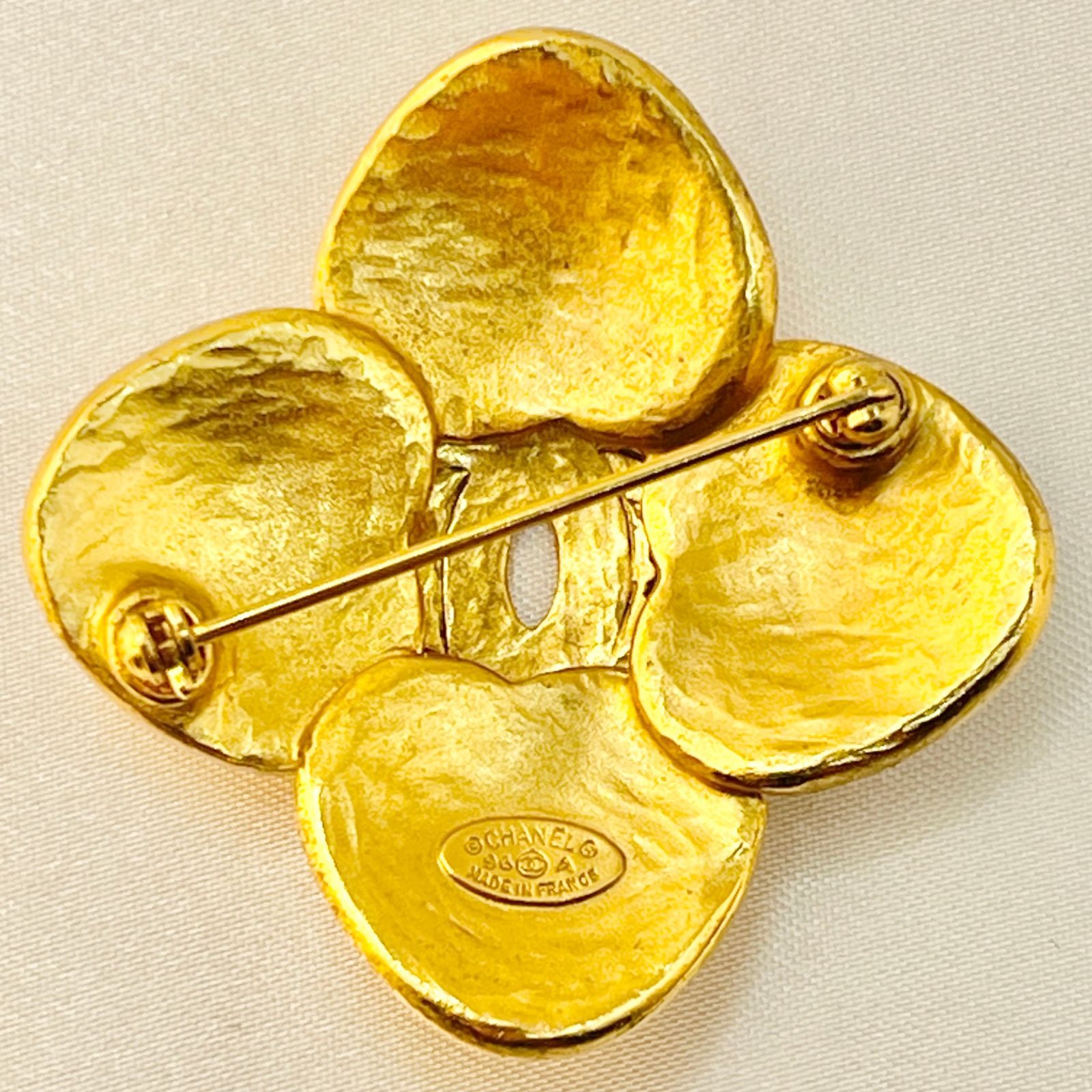シャネル ヴィンテージ ブローチ ココマーク クローバー アラベスク 葡萄