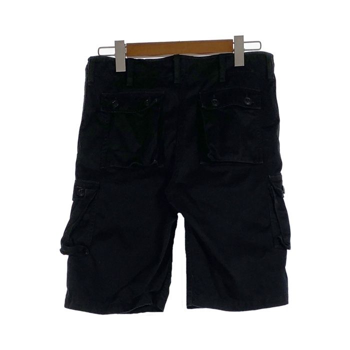 THE REAL McCOY S リアルマッコイズ DYED BLACK TIGERSHORTS カーゴショーツ ショートパンツ ブラック Size M-R