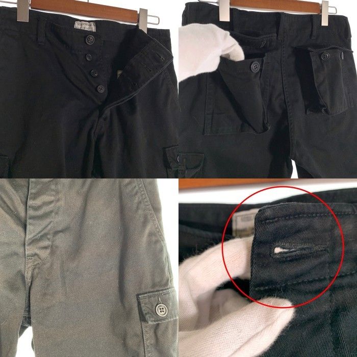  THE REAL McCOY S リアルマッコイズ DYED BLACK TIGERSHORTS カーゴショーツ ショートパンツ ブラック Size M-R ショートパンツ ハーフパンツ パンツ