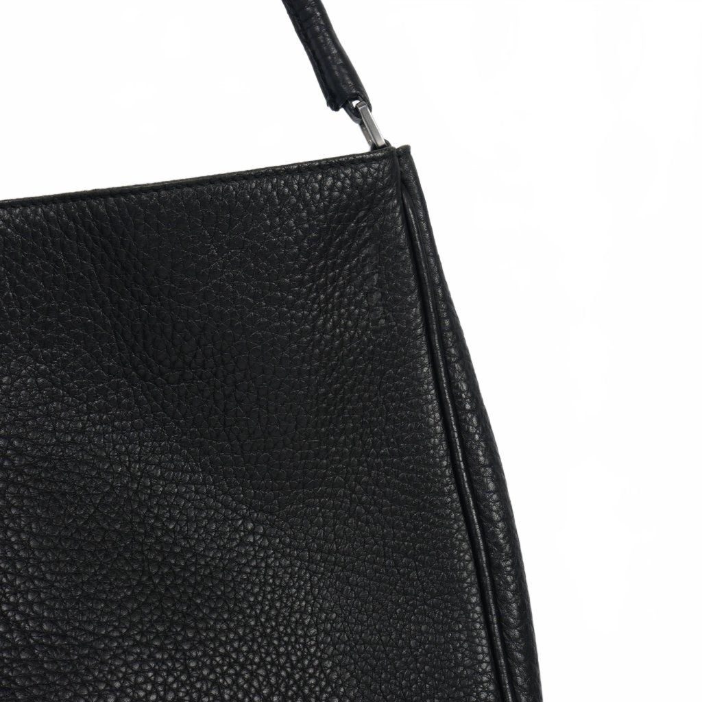 ジルサンダー JIL SANDER レザー ハンドバッグ ワンショルダーバッグ 黒 ブラック DECORATOM_COM_BR