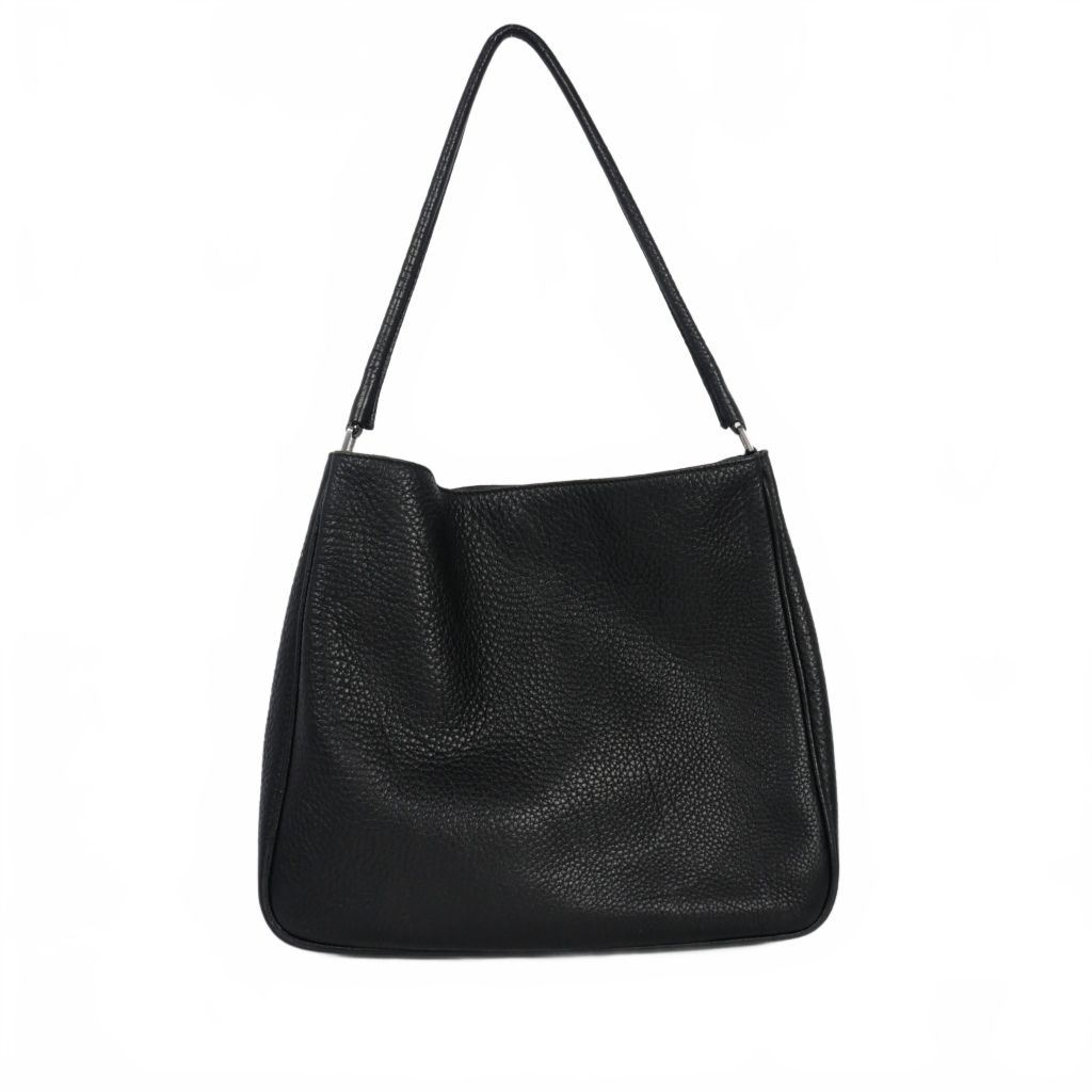 ジルサンダー JIL SANDER レザー ハンドバッグ ワンショルダーバッグ 黒 ブラック