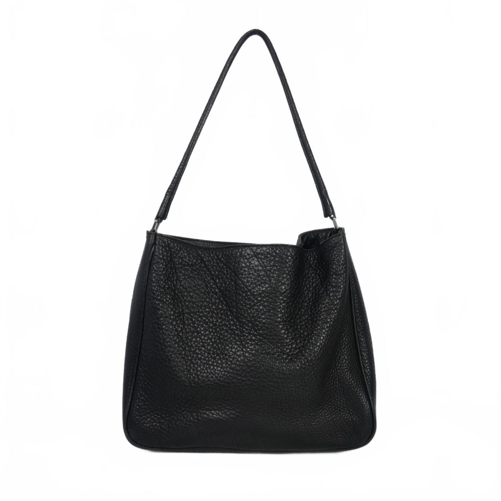 ジルサンダー JIL SANDER レザー ハンドバッグ ワンショルダーバッグ 黒 ブラック