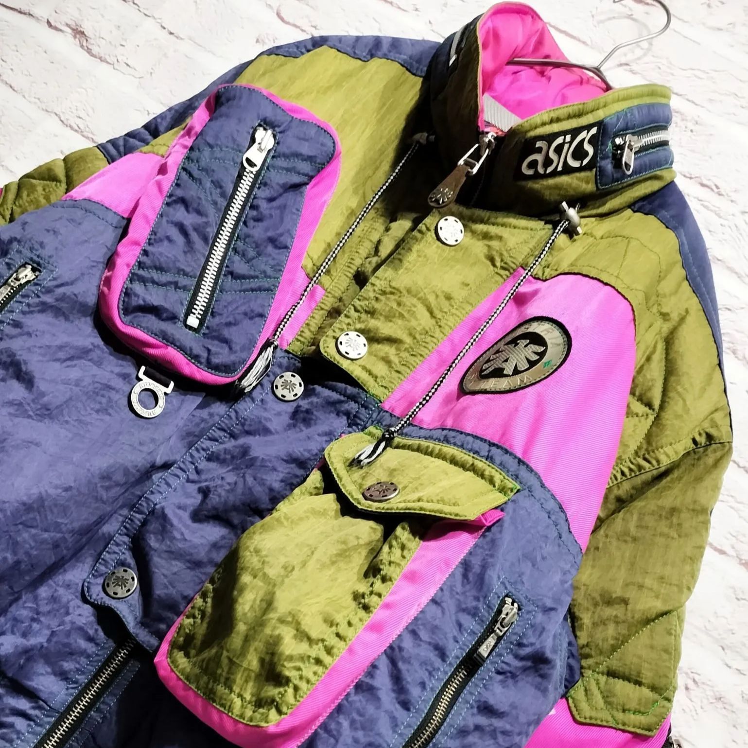 AUSTRIA asics ヴィンテージ 肉厚 中綿スキーウェア ジャケット