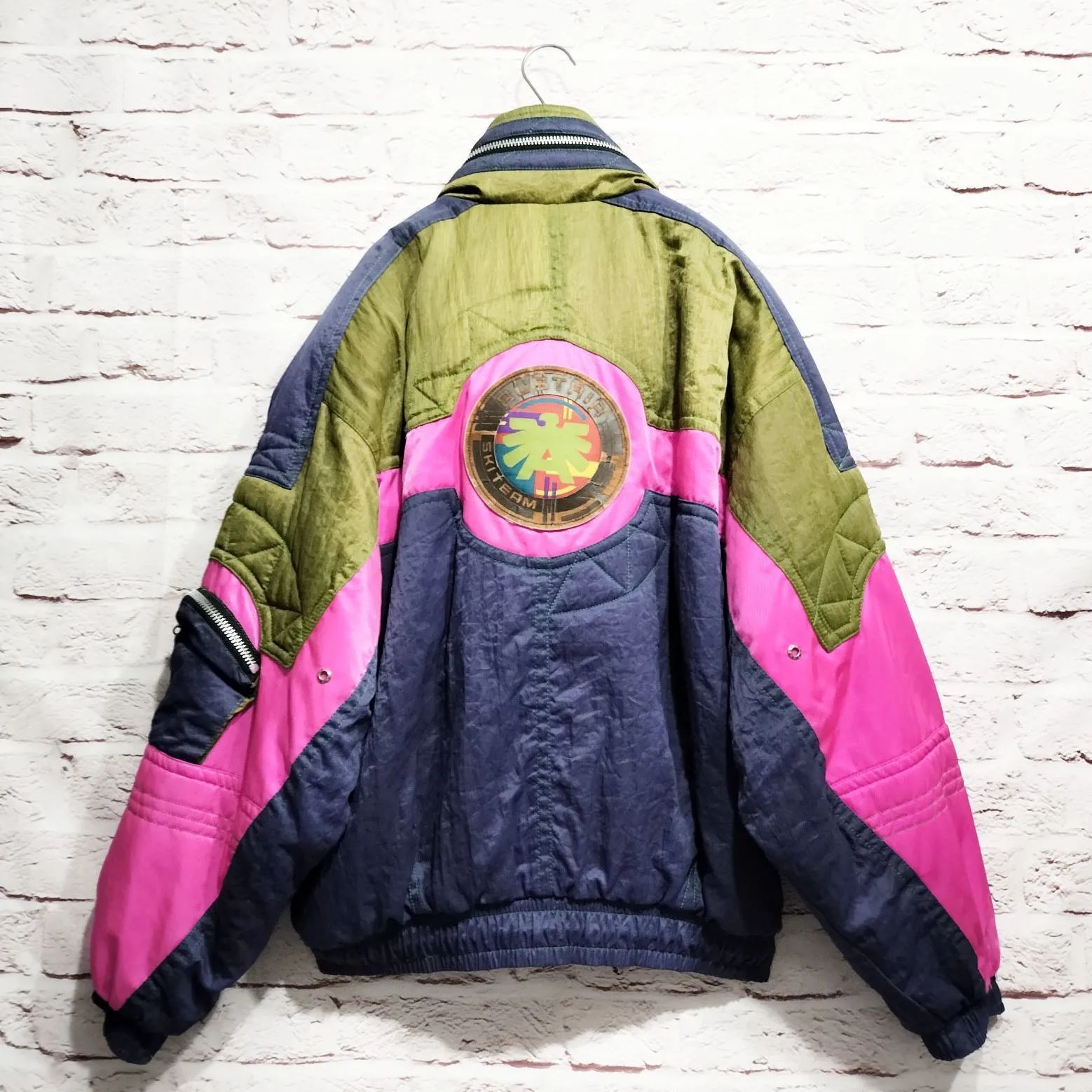 日本製】AUSTRIA asics ヴィンテージ 肉厚 中綿スキーウェア ジャケット