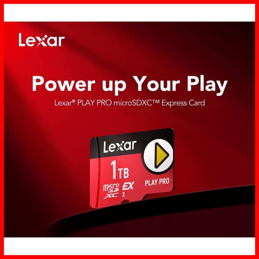 数量 Expressカード microSDXC 1TB 最大読込900MB s 最大書込600MB s PRO Nintendo Switch PLAY 4K動画 ドローン対応 防水 Lexar 耐衝撃