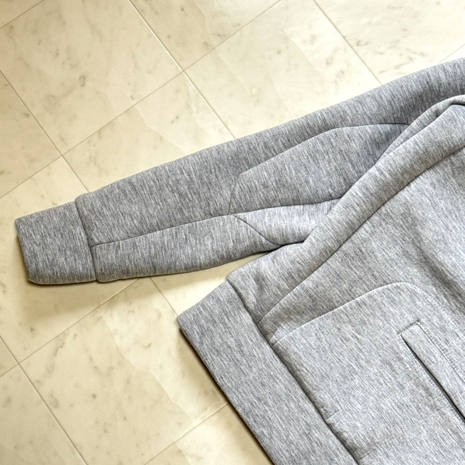 MUTA MARINE ムータ マリン ジップアップパーカ ダブルファスナー ジャケット スウェット ゴルフ グレー LLC-HASEGAWATOSO_COM