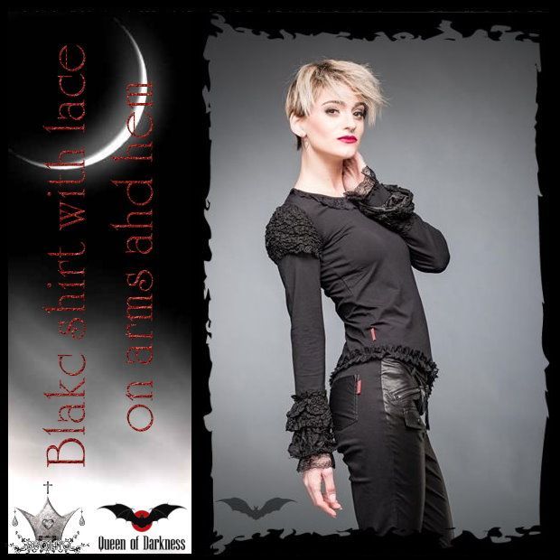 ゴシック ビジュアル カオス長袖 カットソー レディース トップス ダメージ ゴスロリ wot241