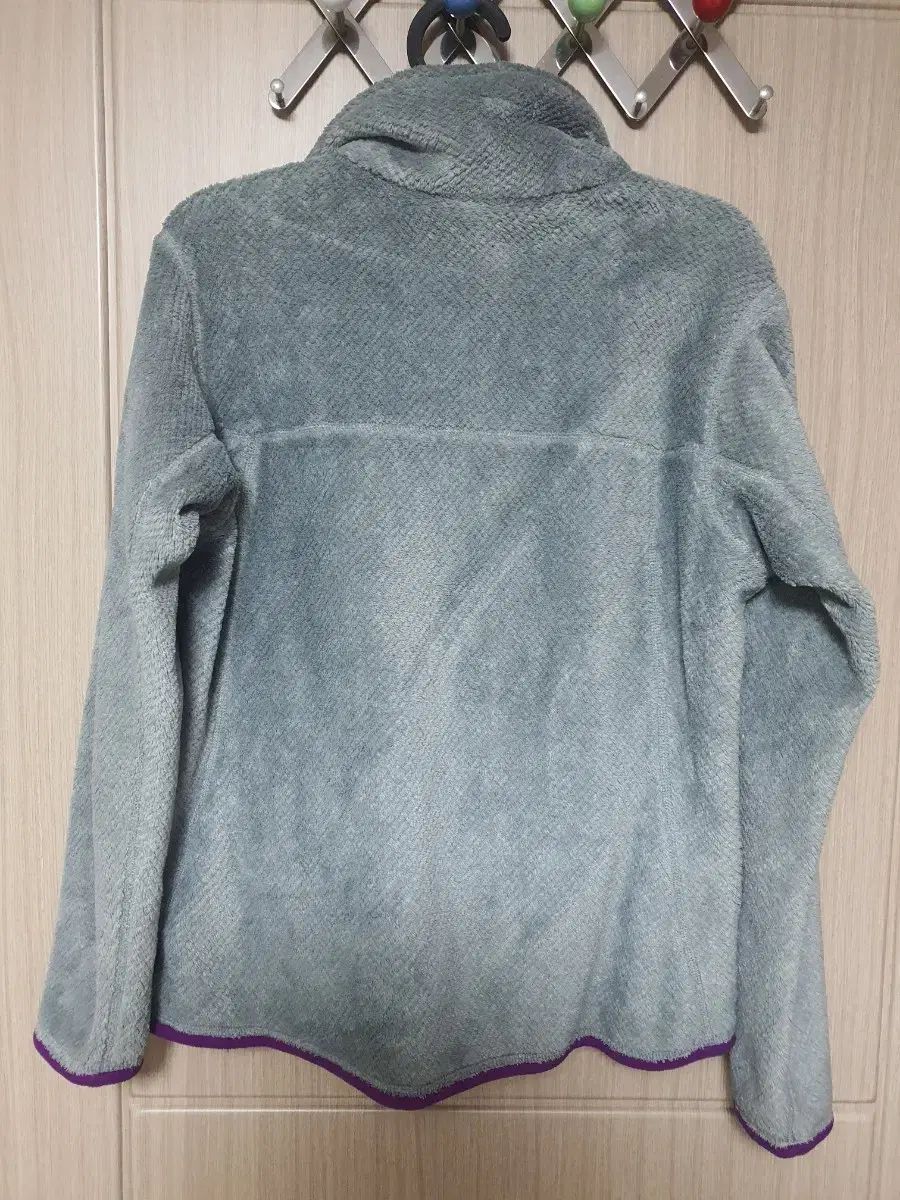 パタゴニア フリース プルオーバー グレー パープル