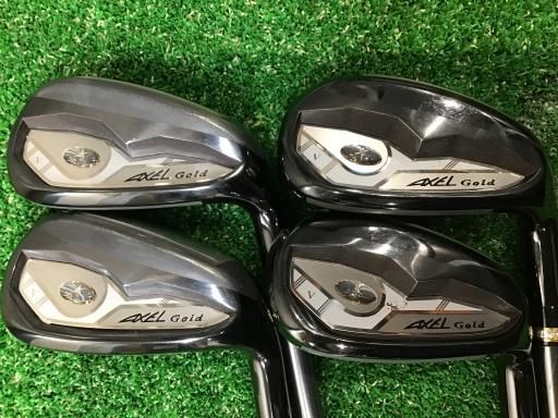 限定SALE，格安 【中古】 つるや AXEL Gold Premium V 4S アイアンセット IR AXEL Gold Premium V(アイアン) (フレックスR) メンズ 男性用 右利き 右用 Cランク ゴルフクラブ 単体アイアン