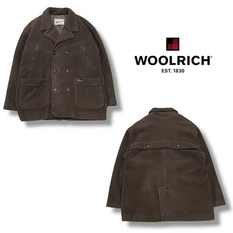 WOOLRICH ウールリッチ フリース ダブルコート s08486