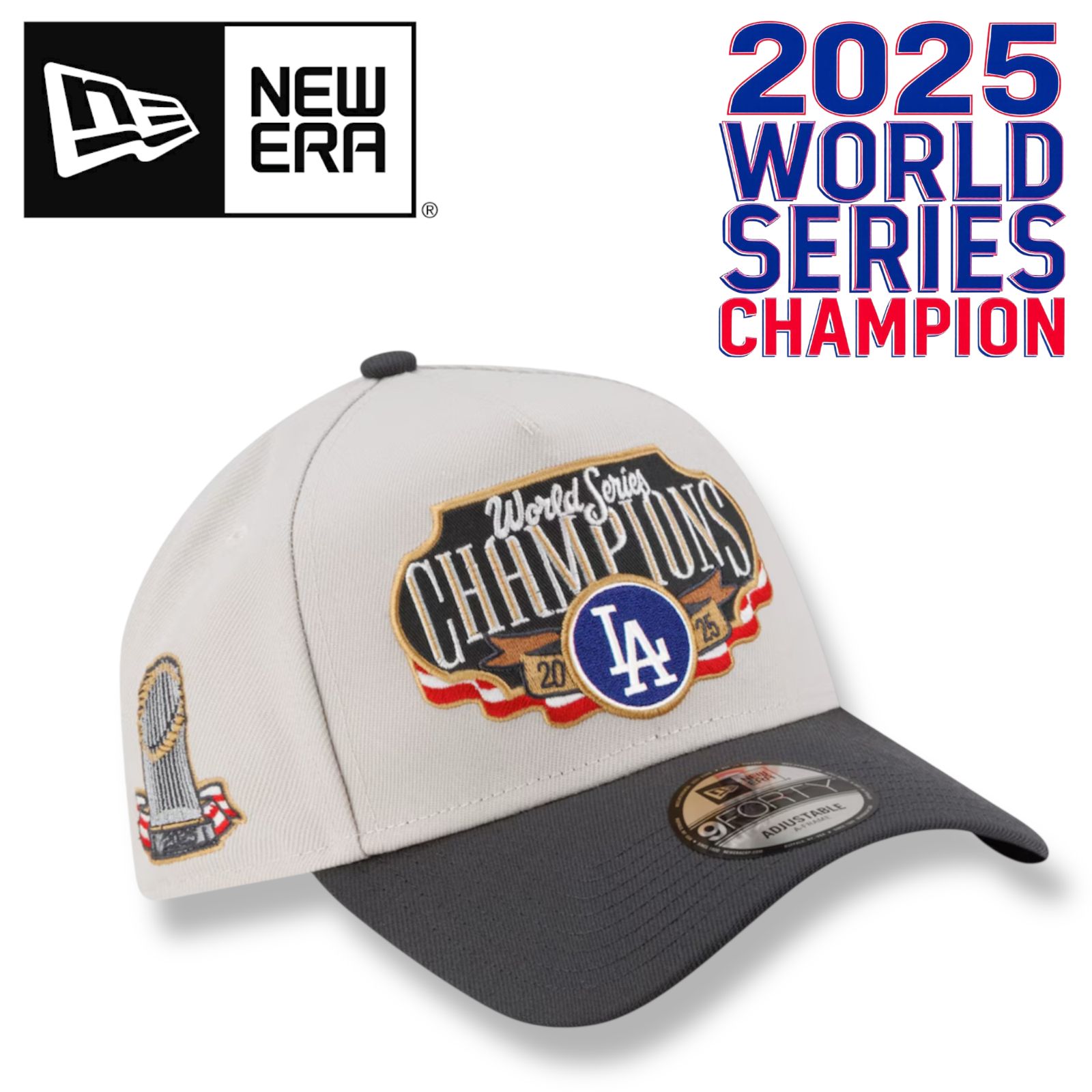 NEWERA Los Angeles Dodgers 2025 9FORTY World Series Champion Cap