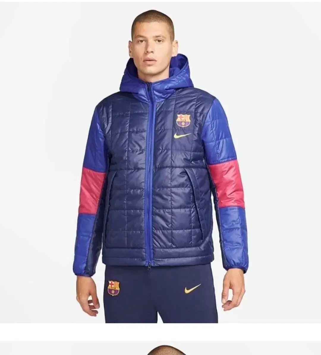ナイキ バルセロナ FC ツーウェイ サーマ レペル キルティング ジャケット XXL