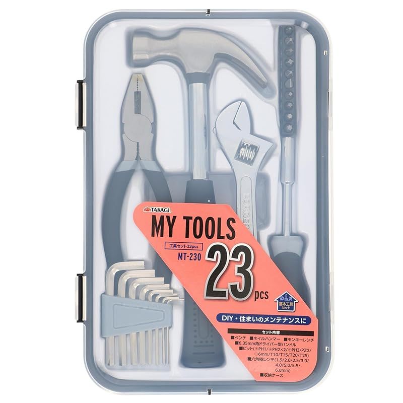 myu❣️さん専用　二本セット 儀(Takagi) TAKAGI マイツールズ 23pcs MT-230 ホームツールセット