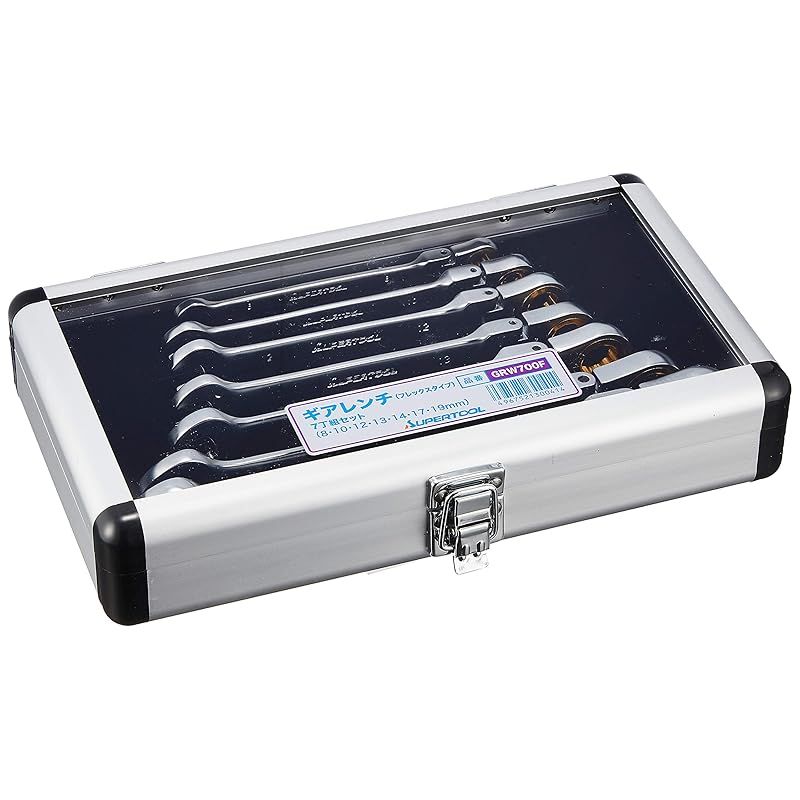 スーパー ギアレンチ フレックス 7丁組セット GRW700F 1