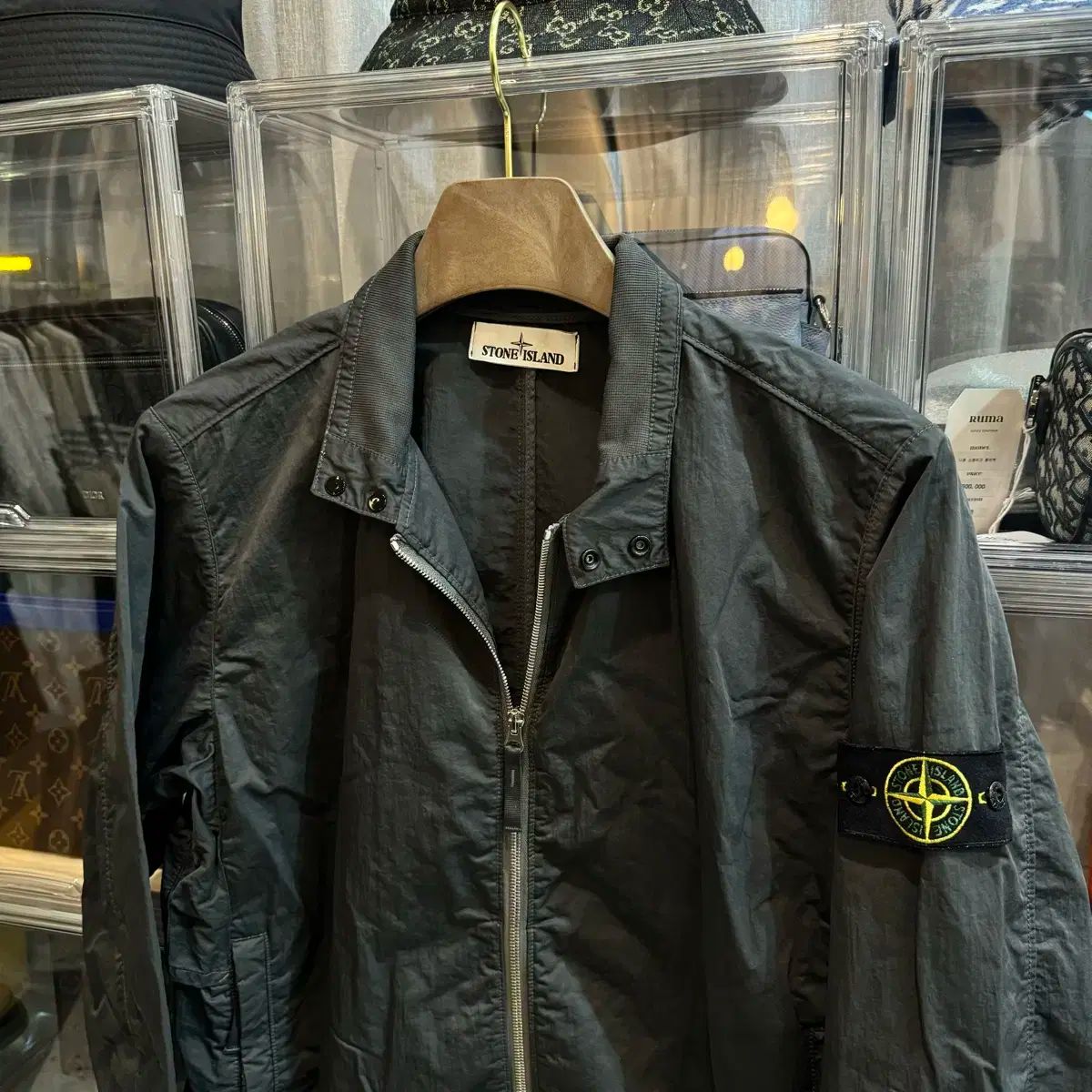 STONE ISLAND ストーンアイランド ナイロン バタビア TC ウィンドブレーカー ジャケット