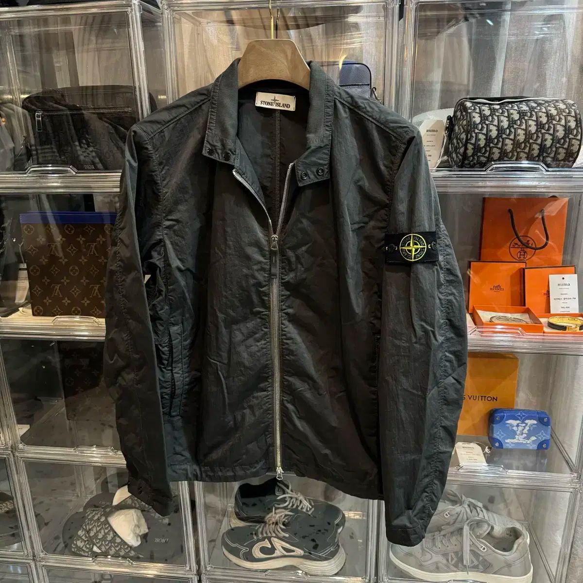 STONE ISLAND ストーンアイランド ナイロン バタビア TC ウィンドブレーカー ジャケット