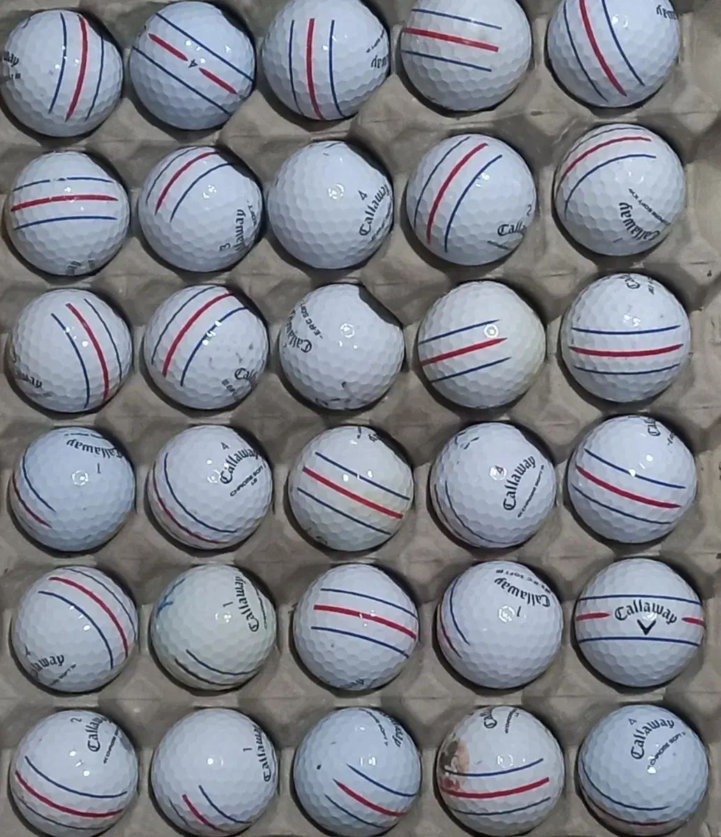 キャロウェイ ゴルフボール Chrome Soft ercソフト 30個