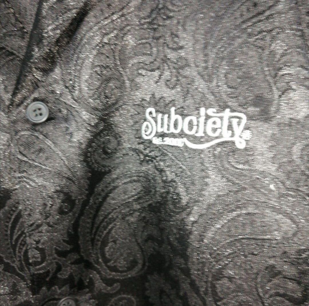 Subciety サブサエティ 黒 XL ペイズリー柄 セットアップ