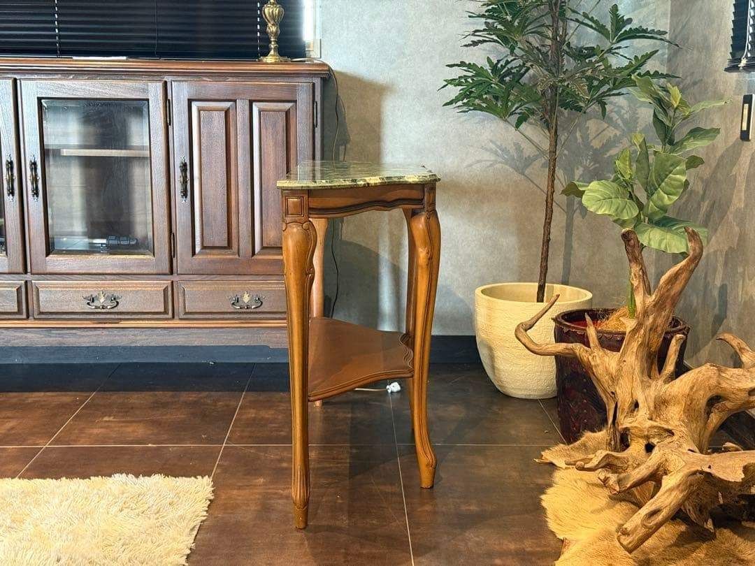 ワイドテーブル 猫脚