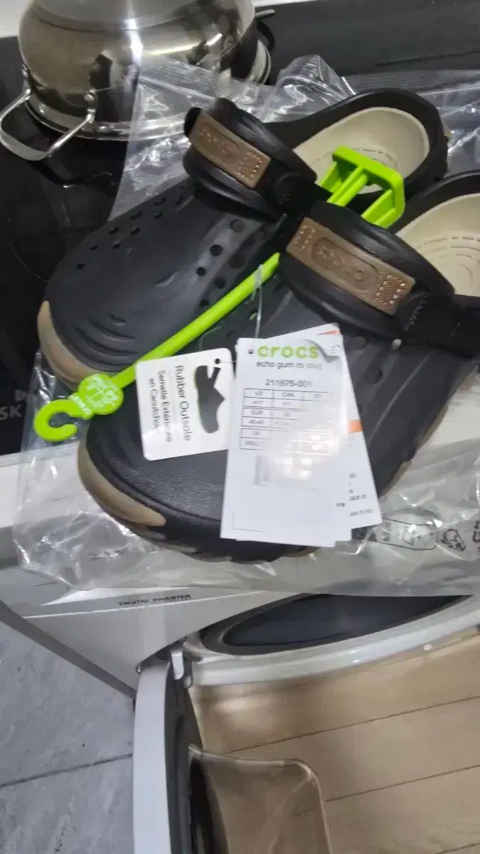 クロックス エコー クロッグ 黒 290