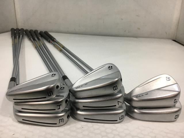 ゴルフクラブ 8本セット テーラーメイド P-770 アイアン 2025 D G EX ツアーイシュー 3～9.P