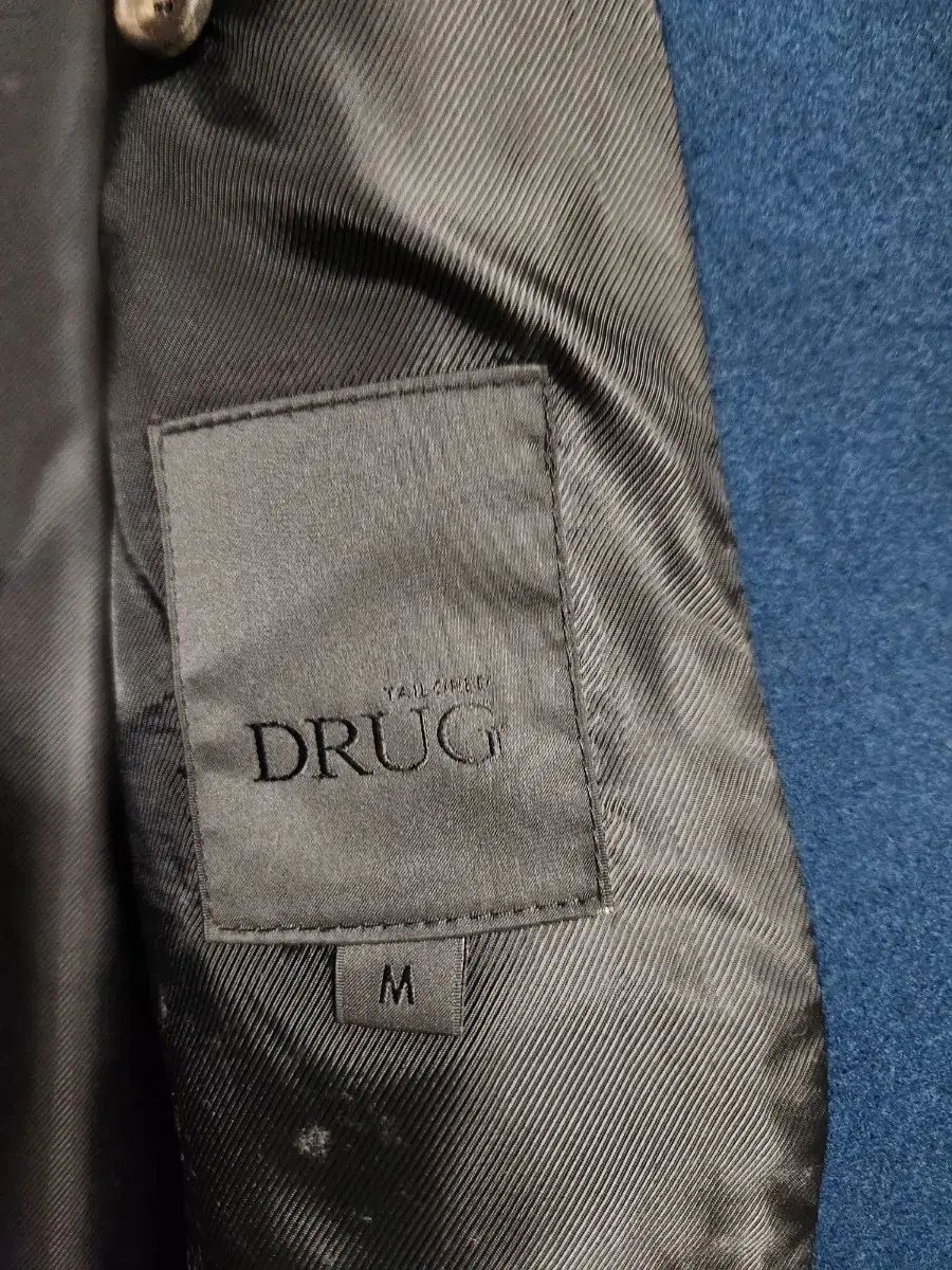 ドラッグオムHomme メンズ コート M 95-100 ティルブルー KANDAIZUMI_COM