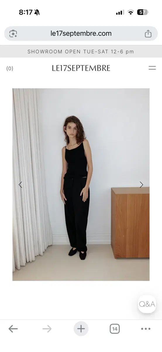 Le17septembre basico curved denim