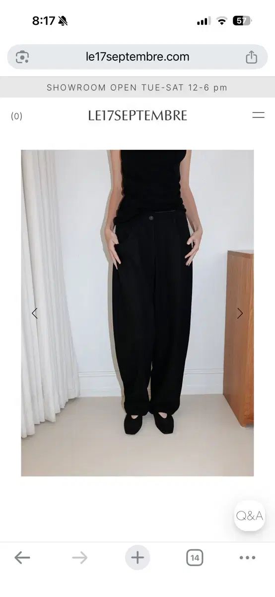 Le17septembre basico curved denim