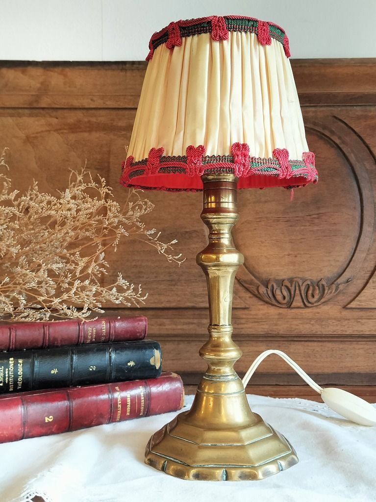 真鍮 卓上ランプ