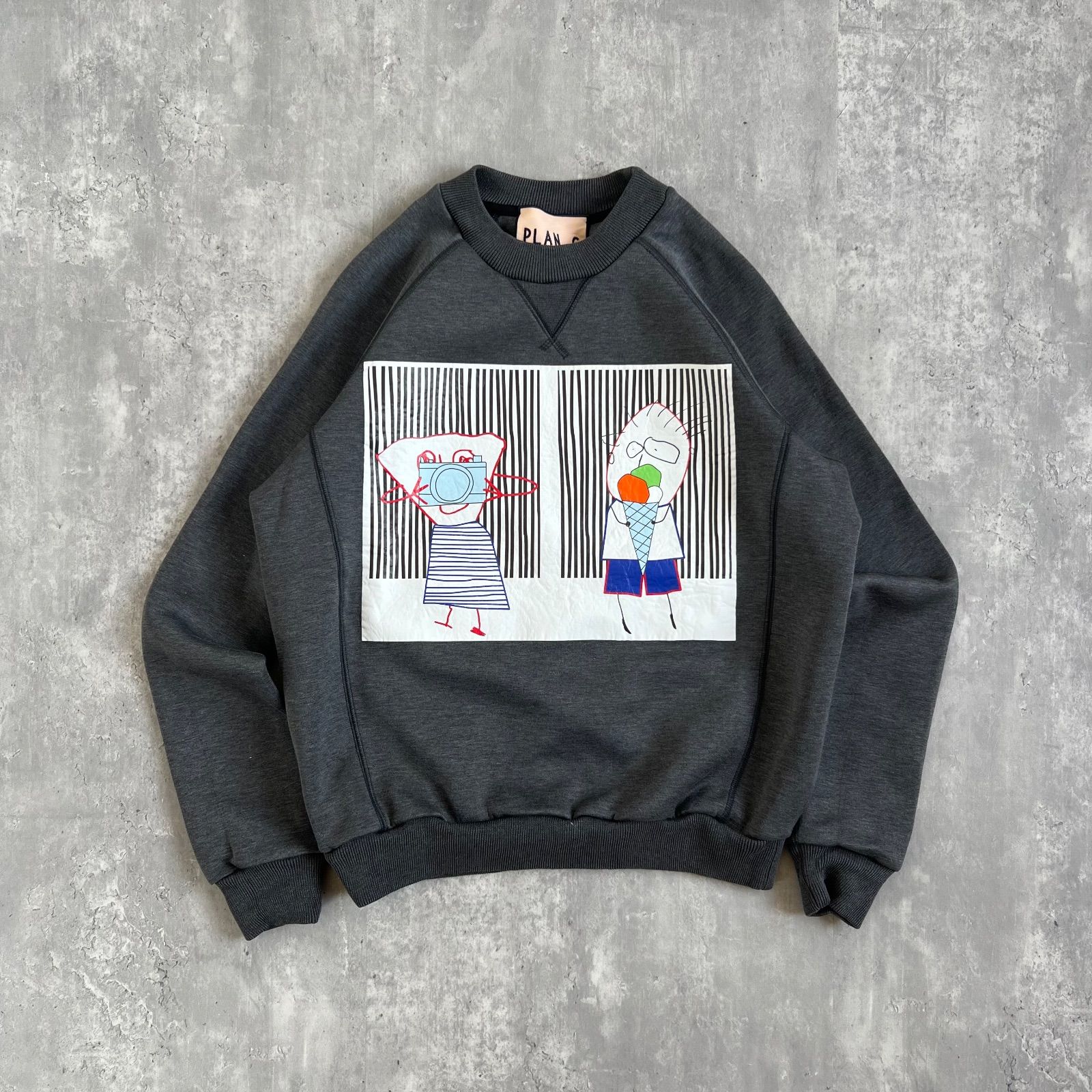 PLAN C プランシー プリント フィリッポ ビアンカ スウェット PLAN C プランシー プリント フィリッポ ビアンカ スウェット PLAN C