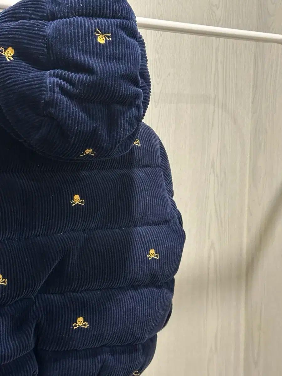  ポロ ラルフローレン キッズ 3 T ネイビー コーデュロイ ドクロ 刺繍 ダウン ジャケット その他 ジャケット ブルゾン