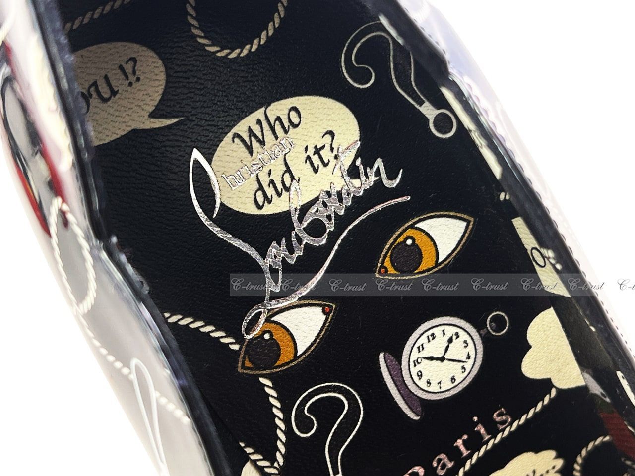  Christian Louboutin クリスチャン ルブタン パンプス HOT CHICK 100 ハイヒール シューズ パテントレザー ロゴ BK-MULTI L 919-37 ハイヒール パンプス パンプス