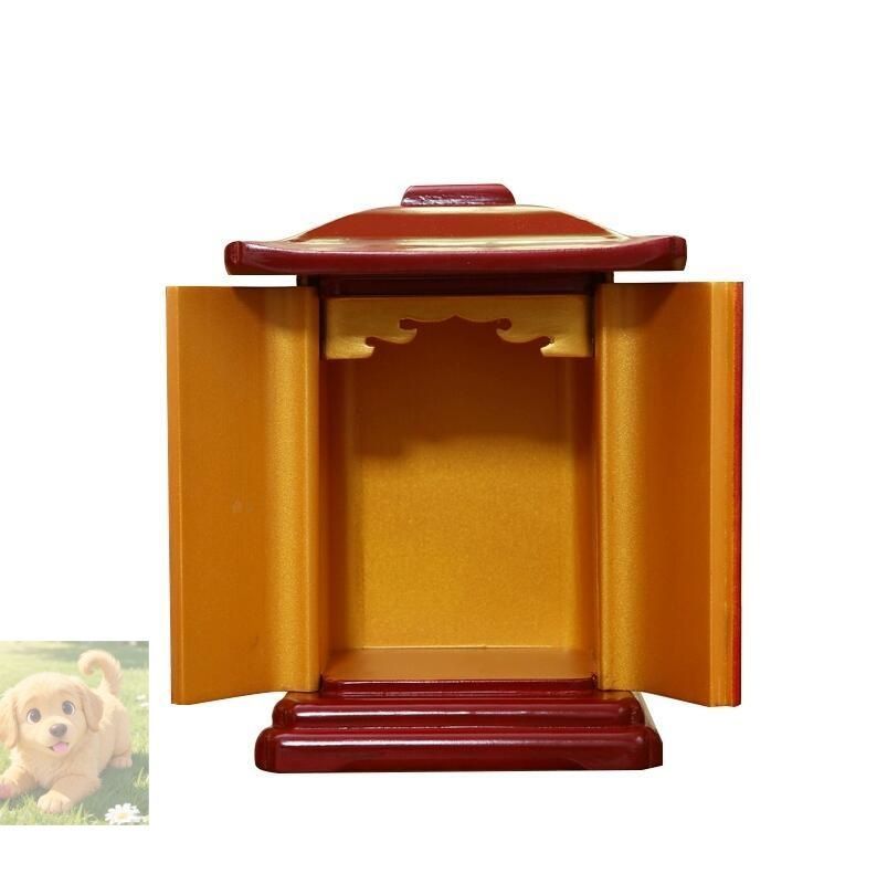 新入荷 ミニ仏壇 小型仏壇 厨子 仏壇 仏壇モダン 仏壇チェスト仏具 祭壇 神具洋室 和室 シンプル 現代の祭壇高さ23cm