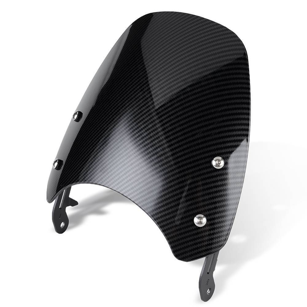 トライアンフボンネビル T100 T120 2015-2019 スラクストン 900 2003-2015ウインドシールド ウィンドディフレクター カスタム BRIGHTFACE_UK