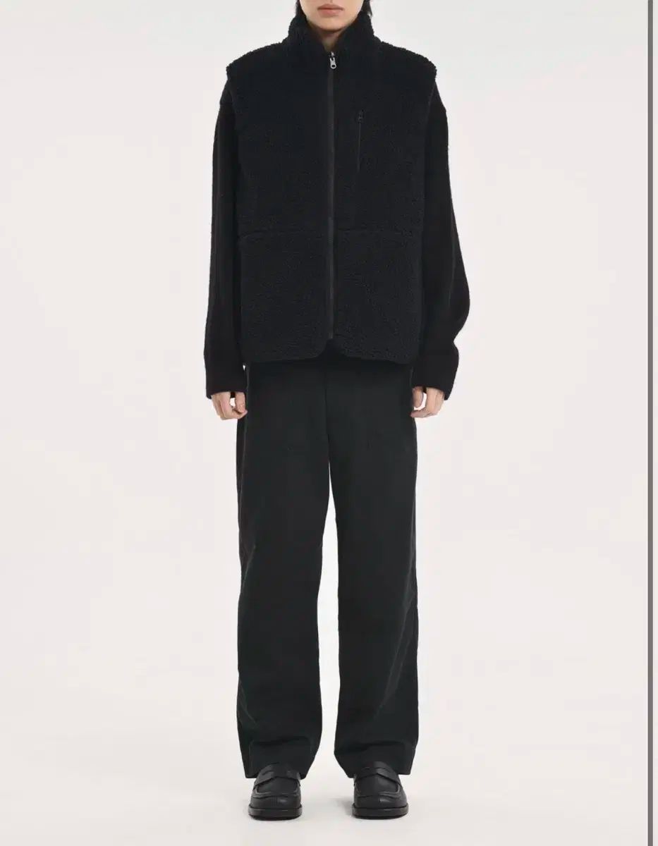 3 ブラウンヤード シェルパ リバーシブル ベスト ブラック