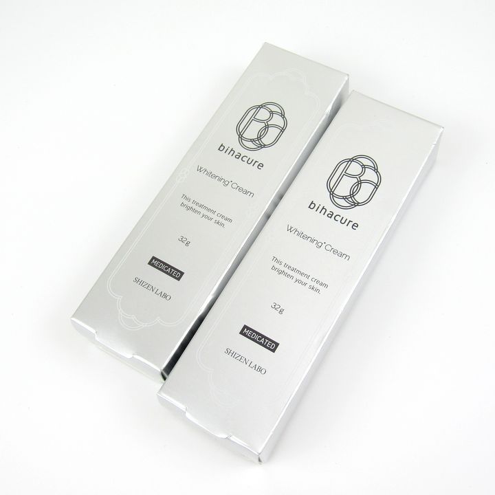 新品未使用 bihacure ビハキュア 薬用美白クリーム 32g×4箱セット 自然