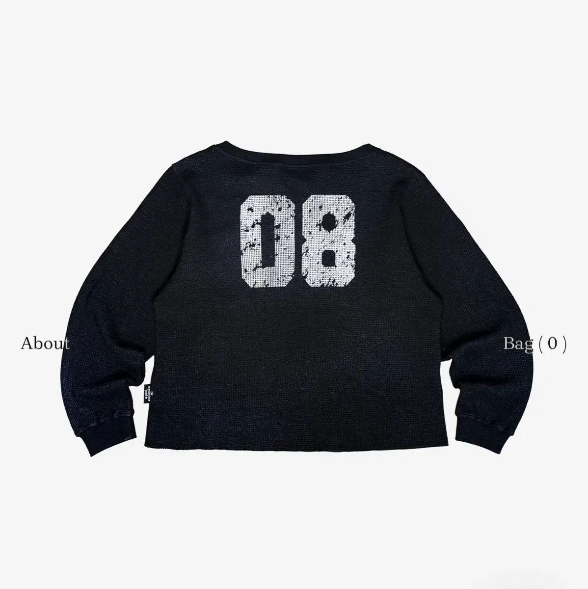 新 ザ ミステリアス ホテル 08 ワッフル スリーブ チャコール