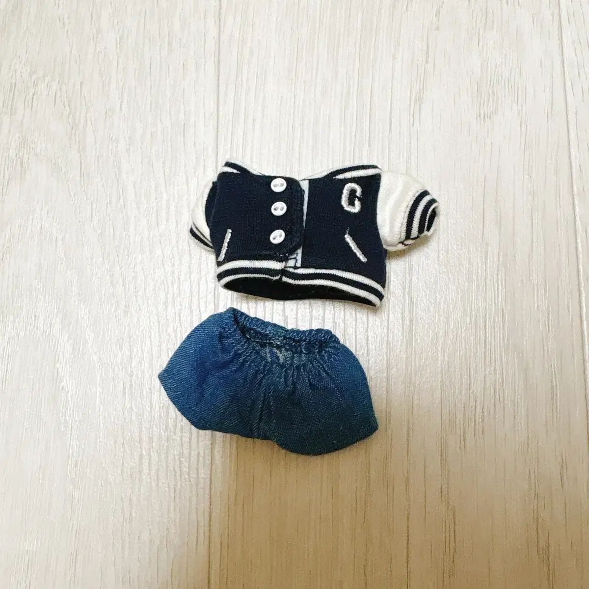 10センチ ぬいぐるみ 大学 ジャケット アウター + ズボン