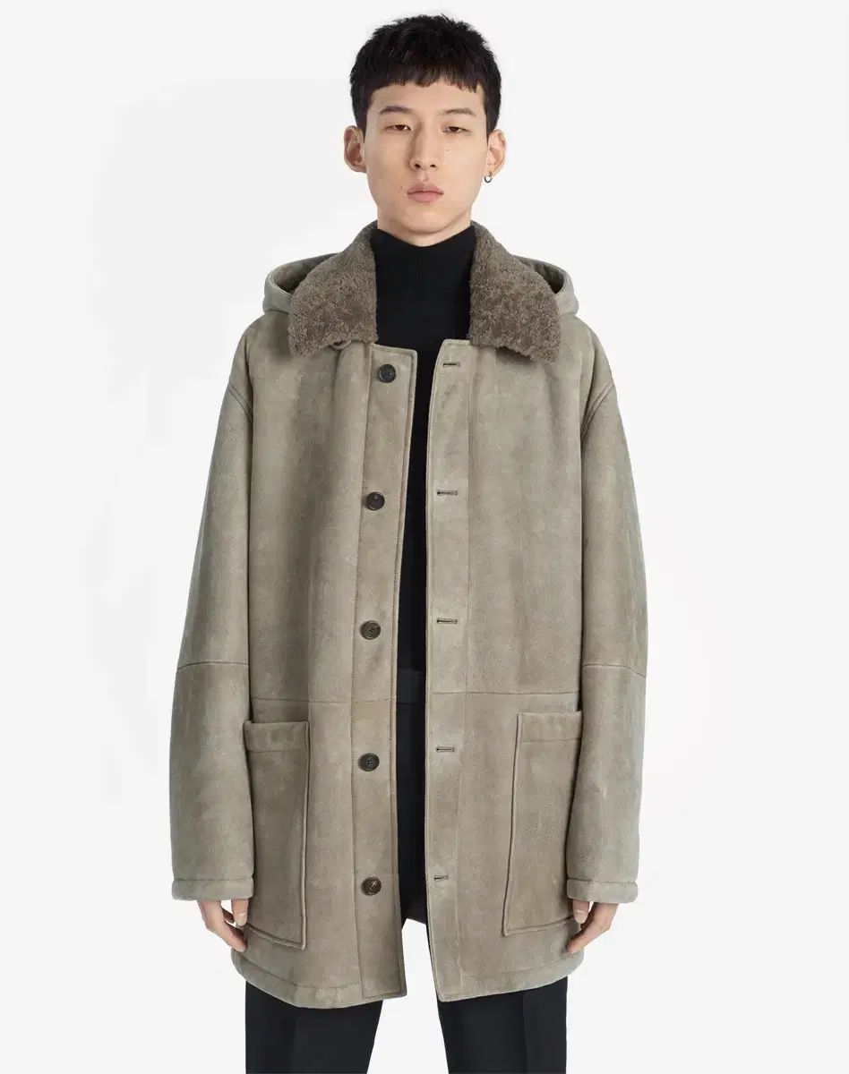 M ダンヒル ラムスキン スウェード シアリング ムートン ロロ ピアーナ トムフォード