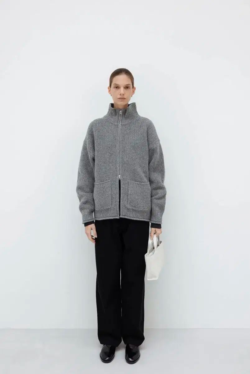 ジップアップ カーディガン