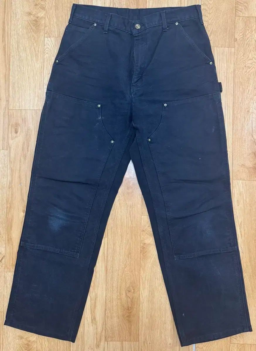 Carhartt カーハート B01 ダブルニー ブラック BLK 34x30