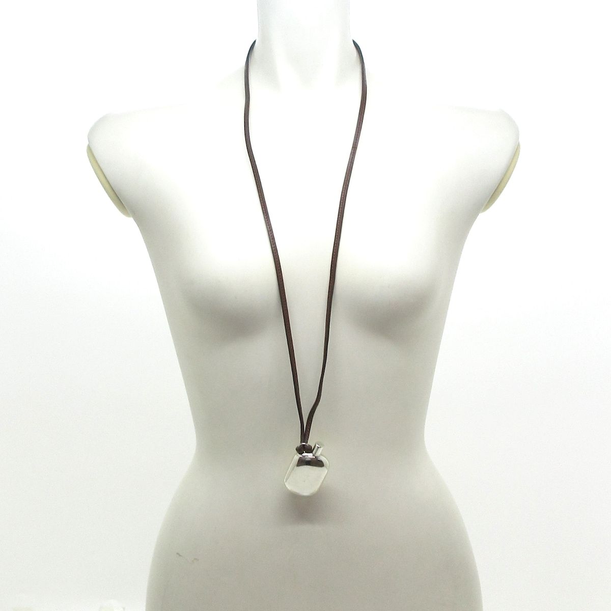 HERMESパフュームボトルネックレス、男女兼用。HERMESネックレス香水