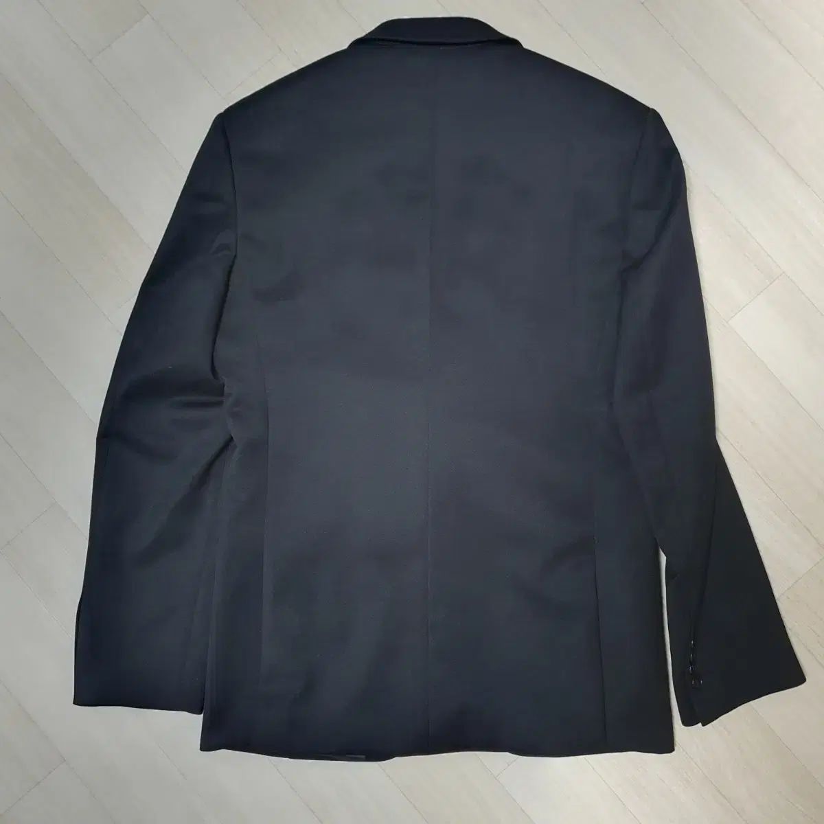 ブラック メンズ スーツ セットアップ