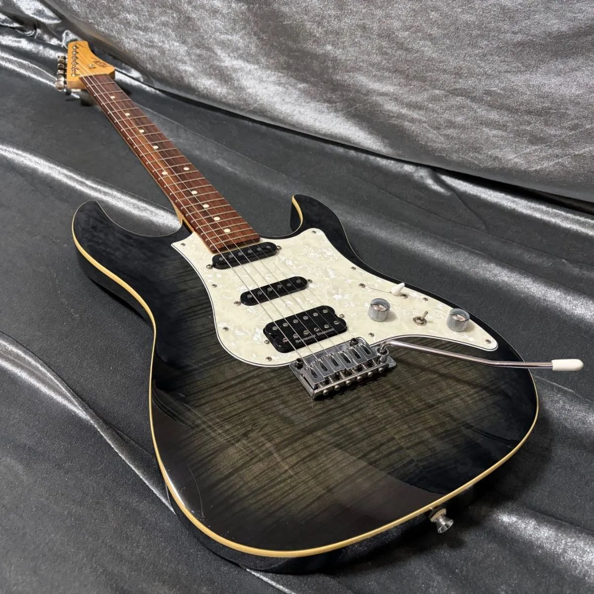 FGN JOS FM G 国産 フジゲン セイモアダンカンPU搭載 コイルタップ付き 2019年製 グレー エレキギター