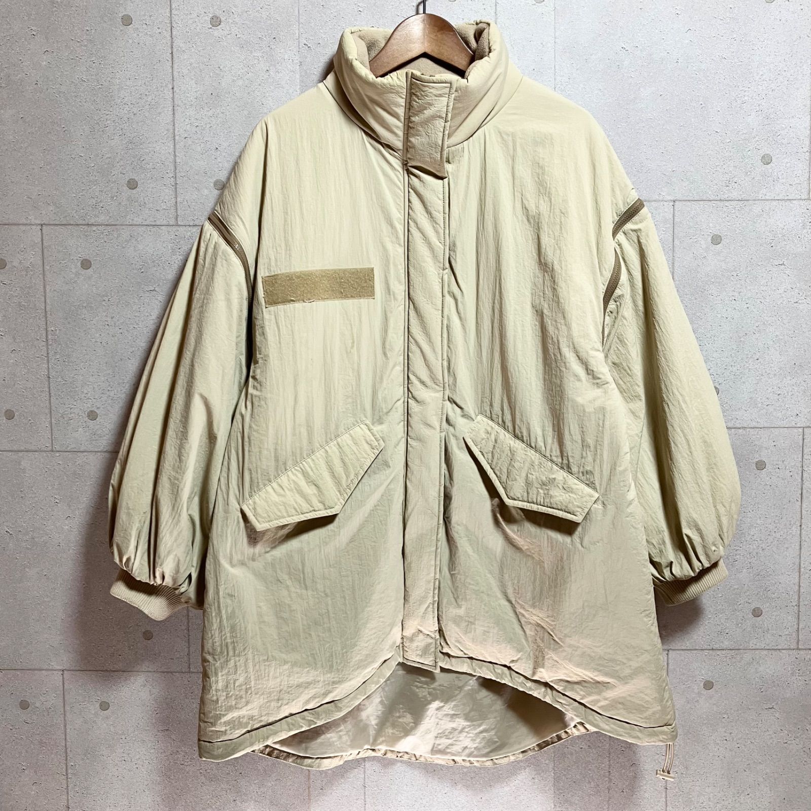 JEANASIS ジーナシス ソデ 2WAY M-65 コート ミリタリージャケット