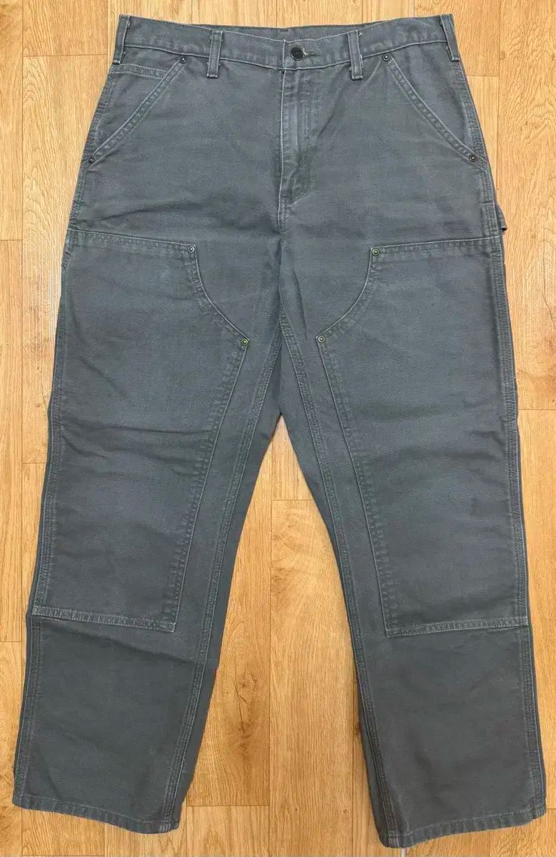 カーハート ヴィンテージ カーハート B136 ダブルニー モースグリン MOS 32x30