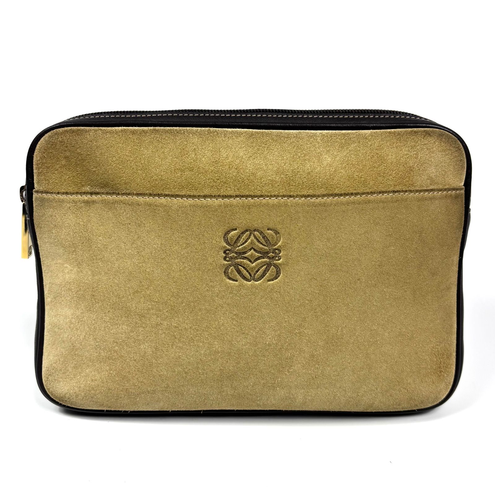 ロエベ LOEWE アナグラム ロゴ ショルダーバッグ ポシェット 斜め掛け